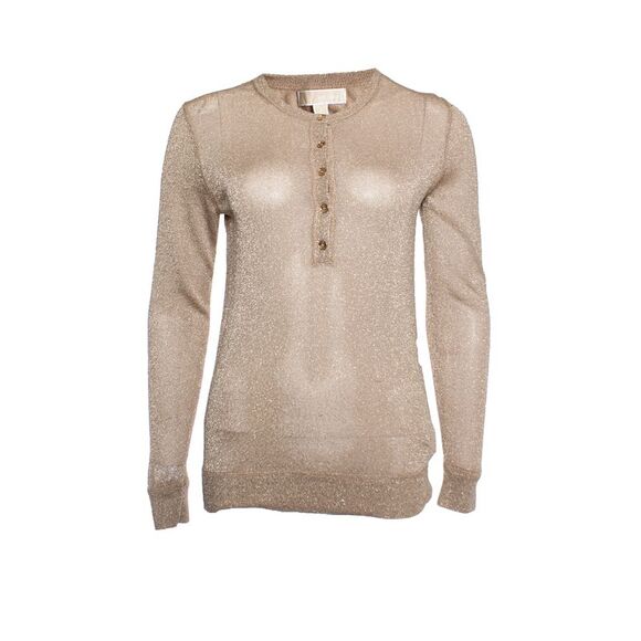 Michael Kors Gold lurex top